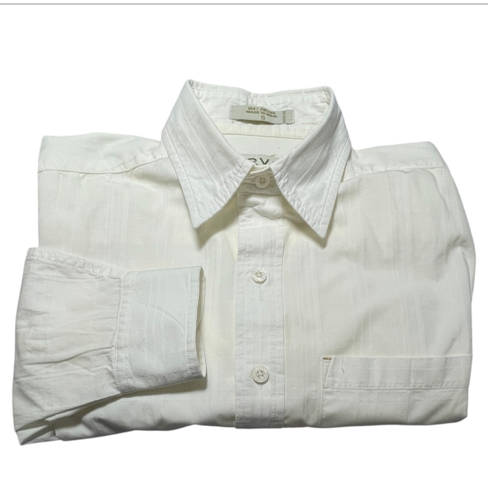 ORVIS Classic White Men Dress Shirt Size Small